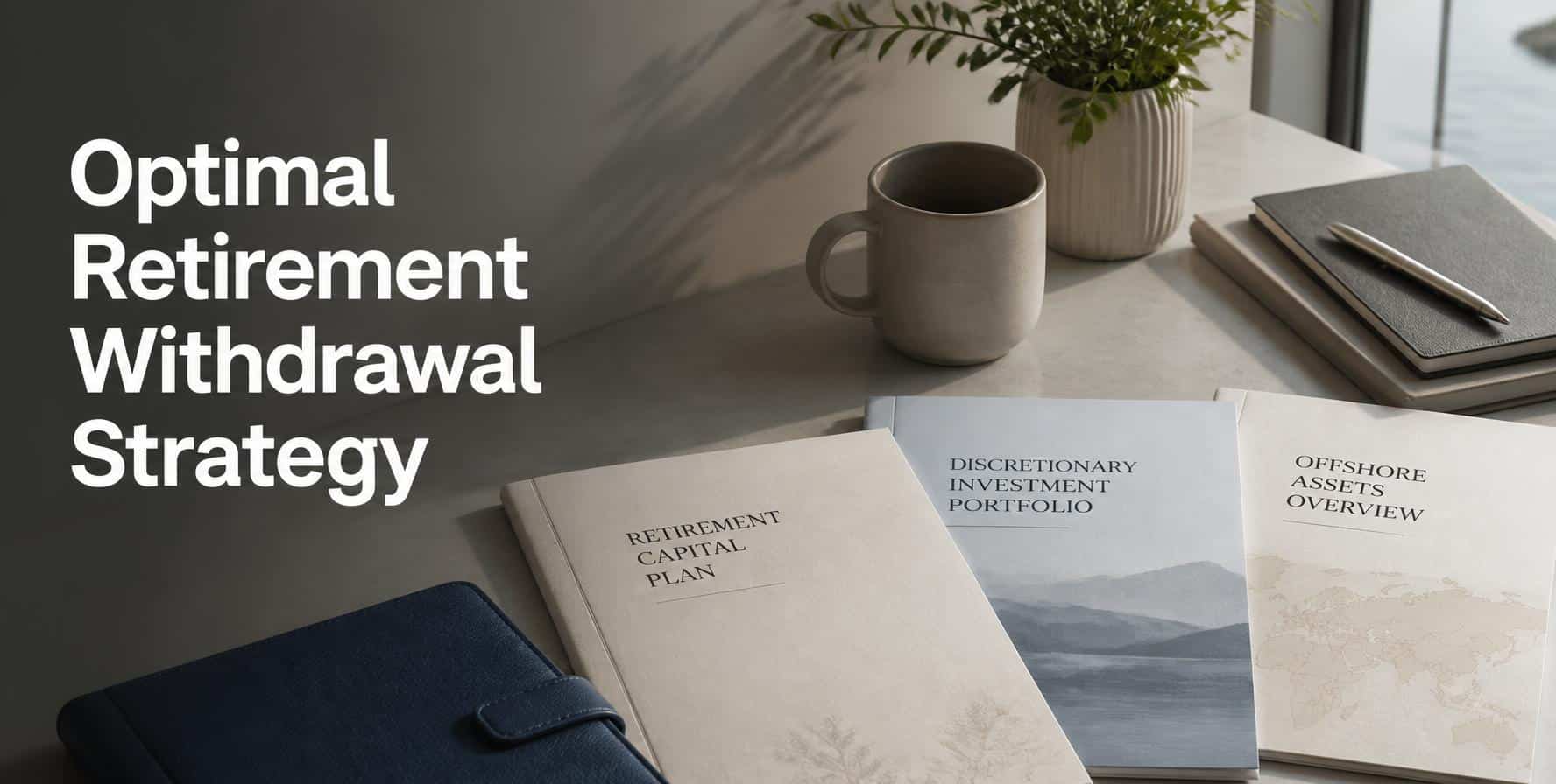 Retirement income plan coordinating living-annuity, discretionary and offshore investments.